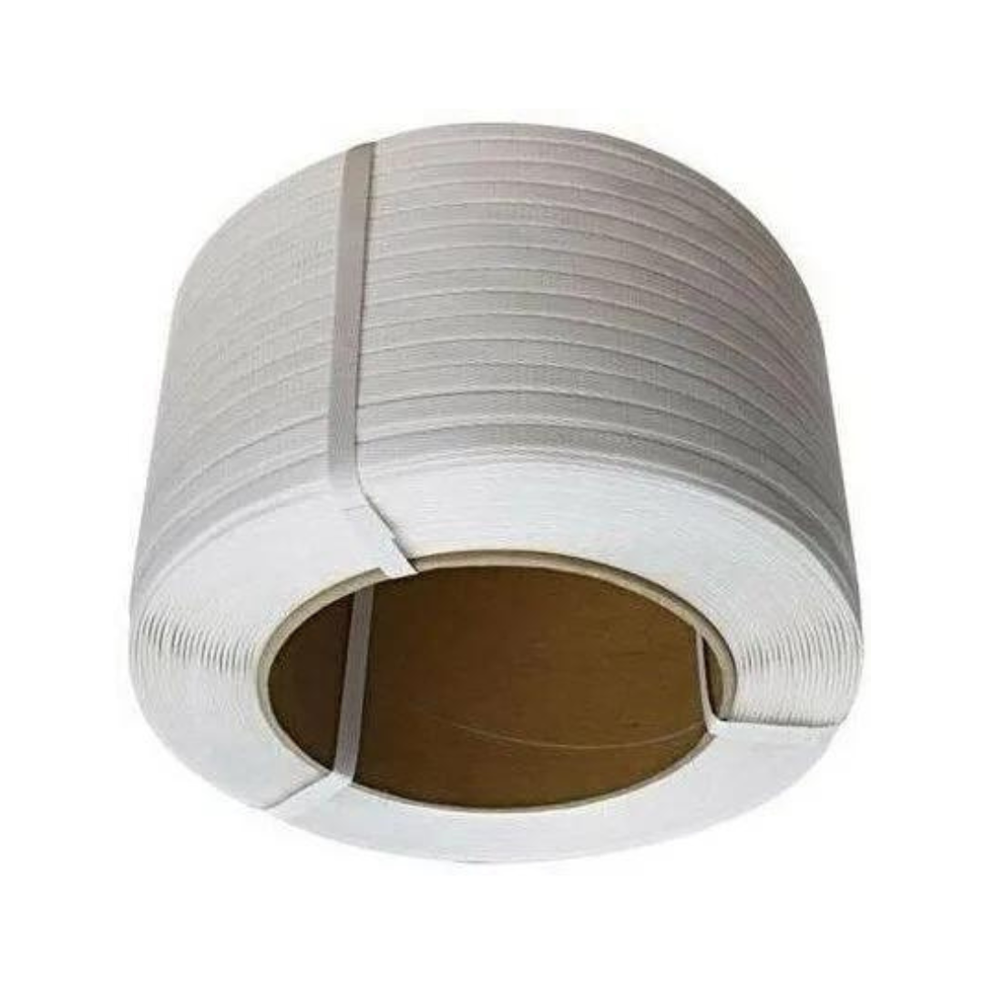 PP Semi-Auto Strapping - White 12mm