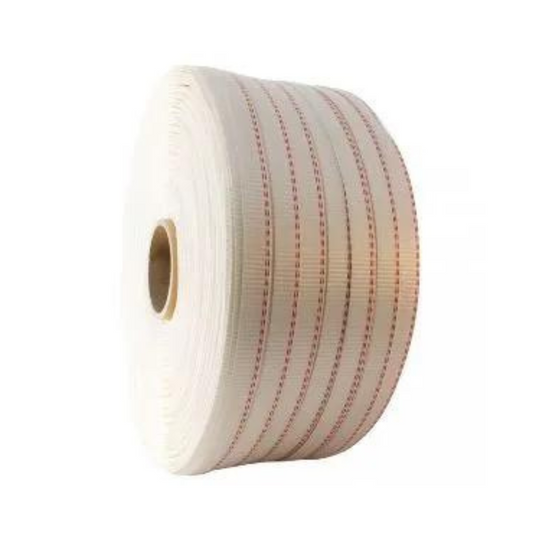Poly Woven Strapping - 1 Red Line (19mm x 500m)