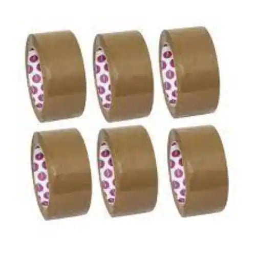 Buff Tape 48mm x 50m (6 rolls) - Tapes