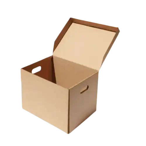 Document Storage Box With Flip Lid - 430 x 340 x 280mm