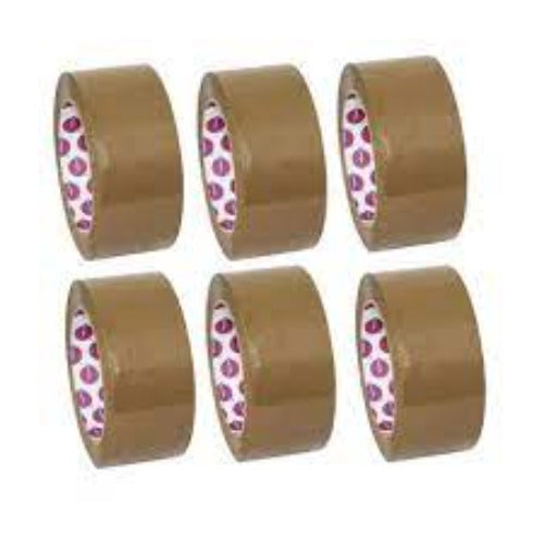 Buff Tape 48mm x 50m (6 rolls)