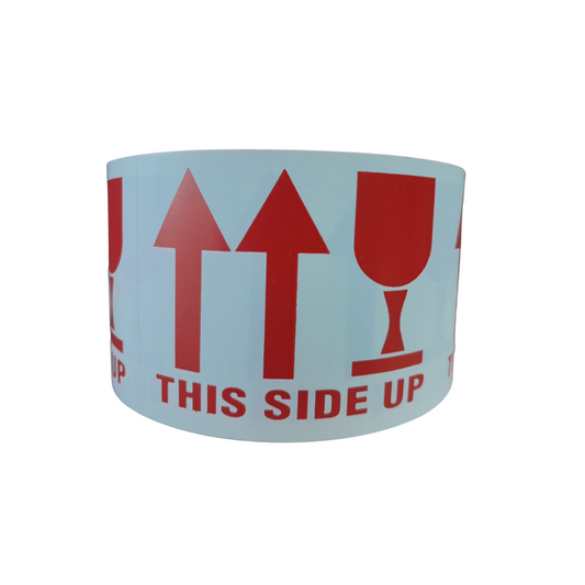 This side Up Label – 70mm x 100mm / 1000 Labels per Roll