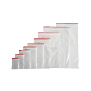 CLEAR LDPE ZIP LOCK BAGS / 100 PER PACK