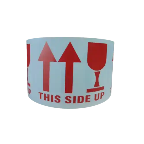 Side Label Material This side up Label – 70mm x 100mm - 10 single labels - All Boxes Shop ...